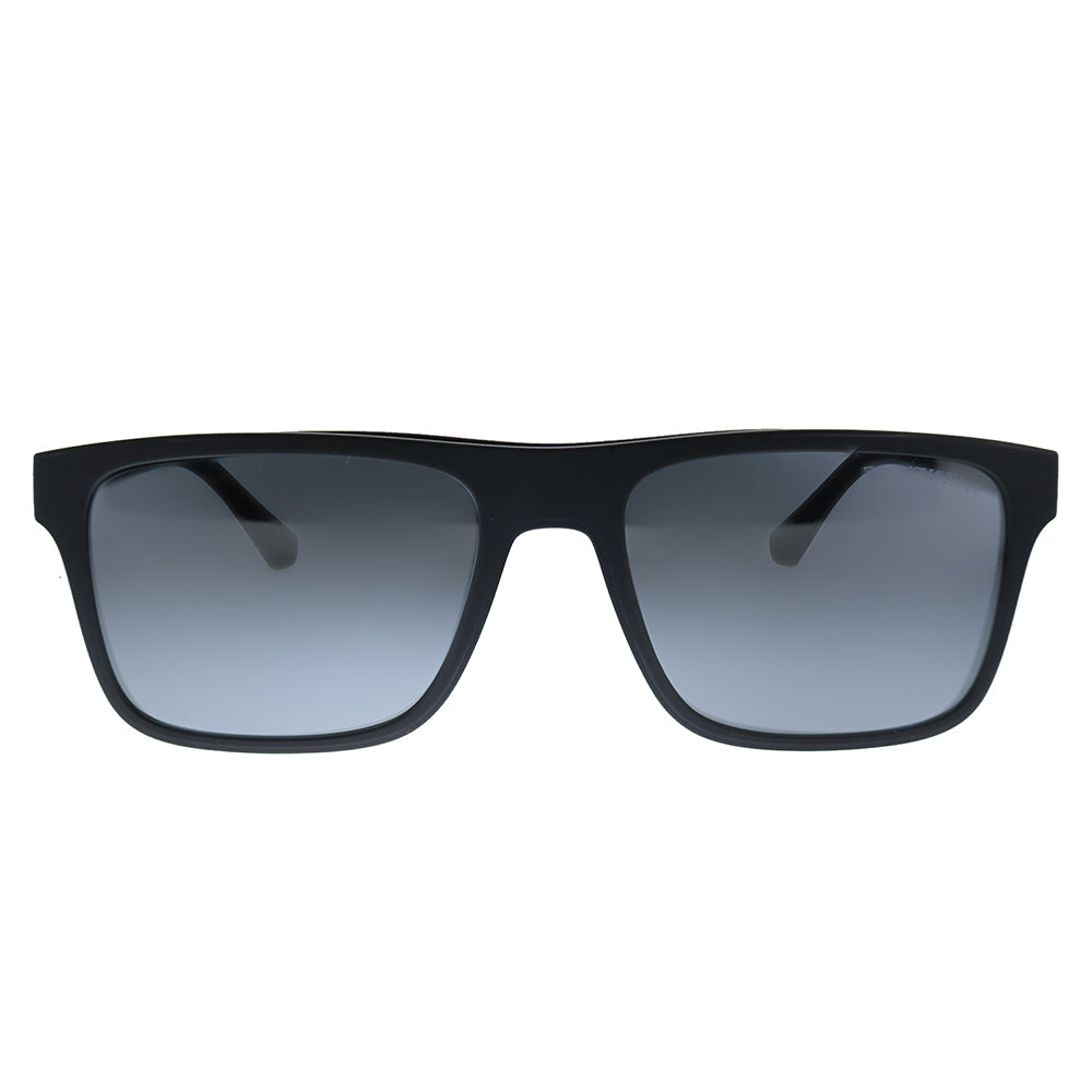 EA 4115 58011W 54mm Unisex Rectangle Sunglasses