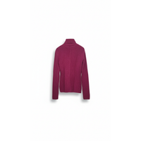 Tom Ford 100% Cashmere Ribbed Knit Turtleneck Raspberry