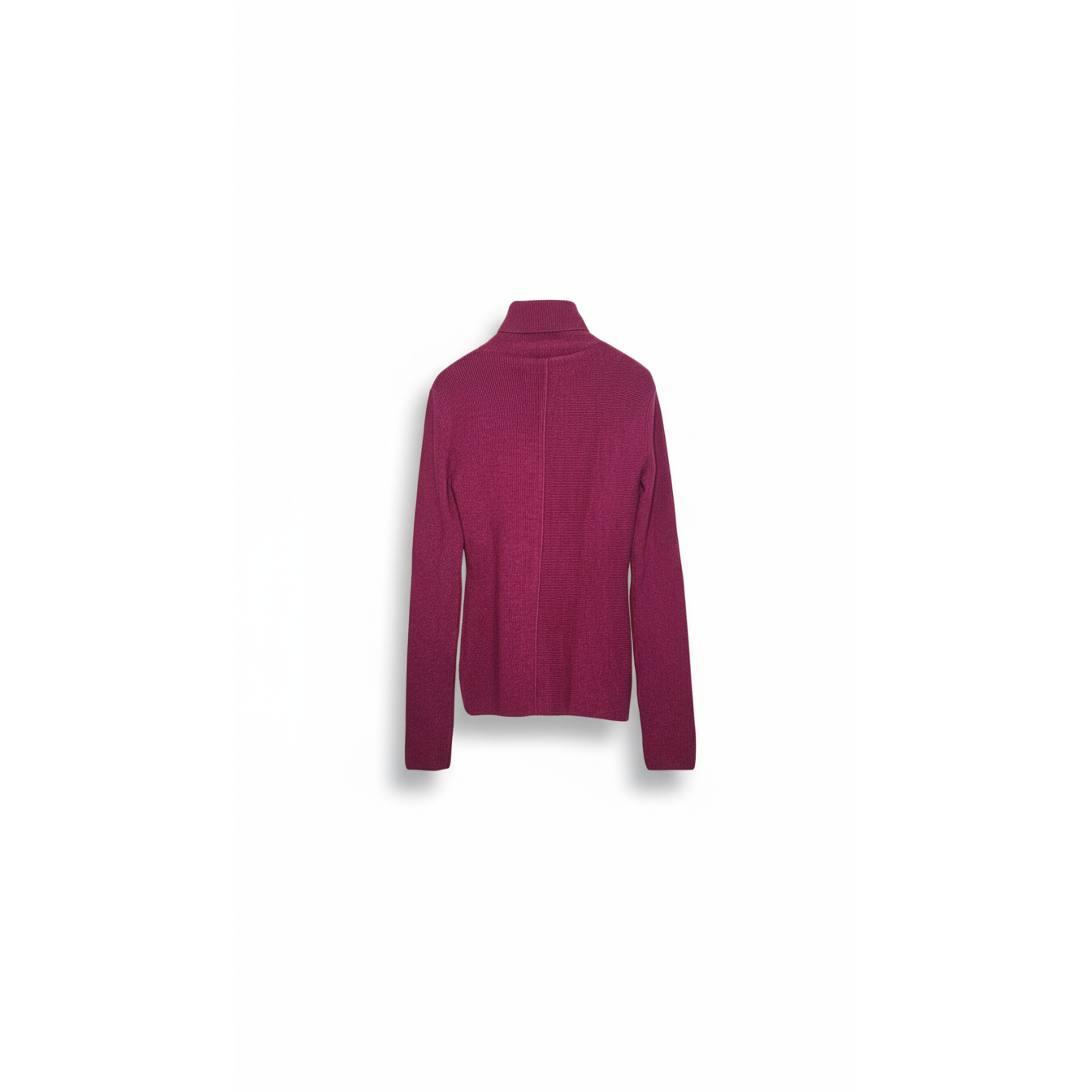 Tom Ford 100% Cashmere Ribbed Knit Turtleneck Raspberry