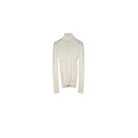 Tom Ford Ribbed Knit Turtleneck Sweater White