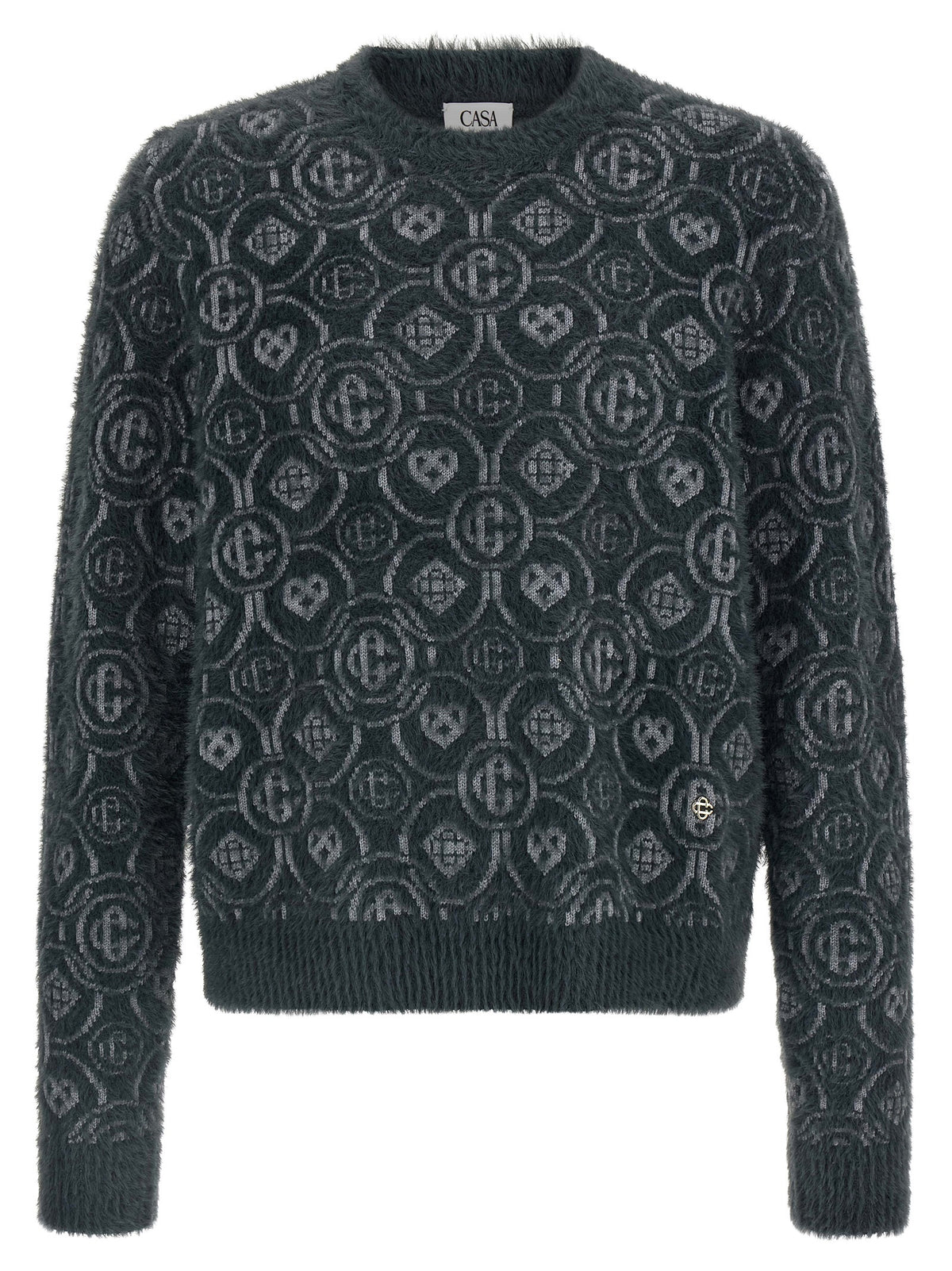 Casablanca Men 'Fluffy Monogram' Sweater