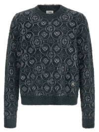 Casablanca Men 'Fluffy Monogram' Sweater