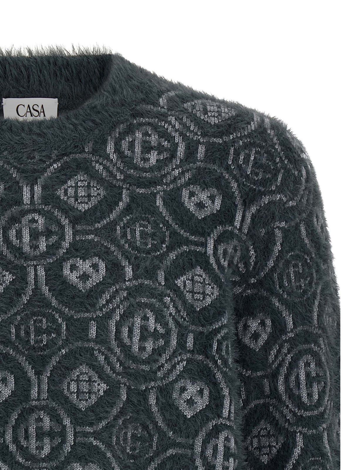 Casablanca Men 'Fluffy Monogram' Sweater