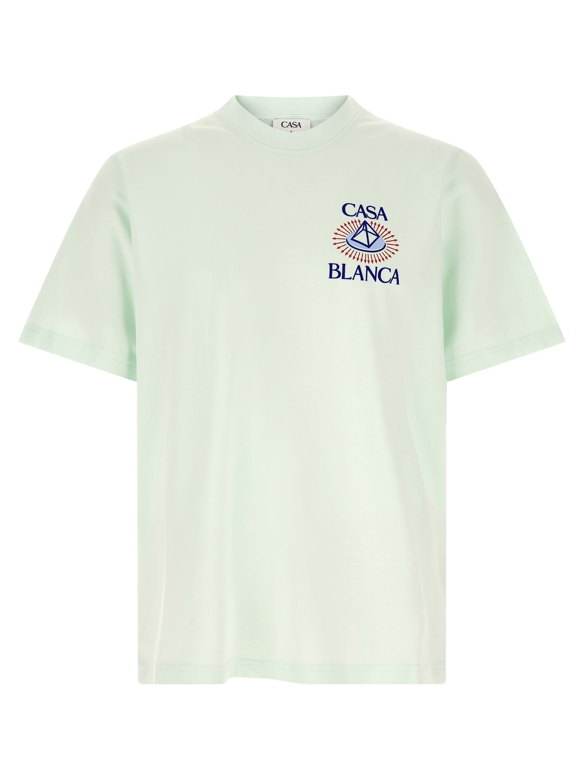 CASABLANCA Casablanca Men Flocked 'Celestial Pyramid' Print T-Shirt
