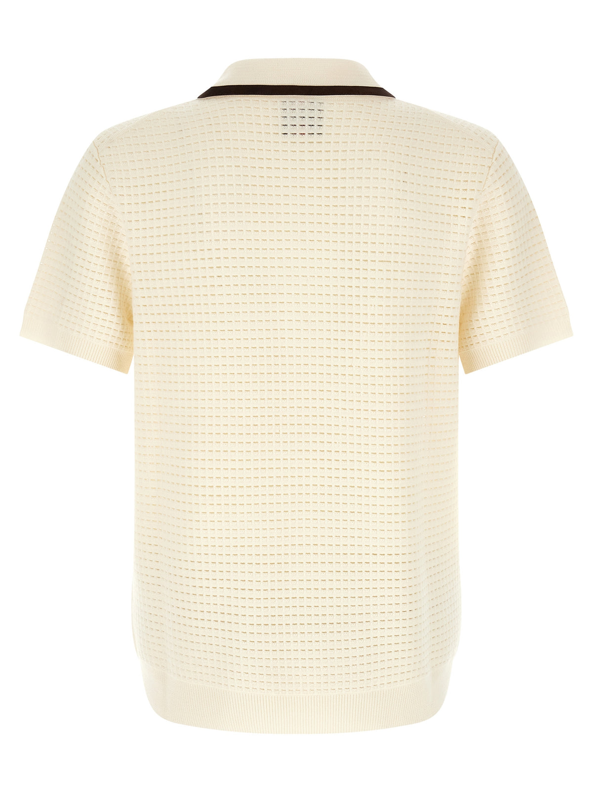 CASABLANCA Casablanca Men 'Waffle Stitch' Knit Polo Shirt