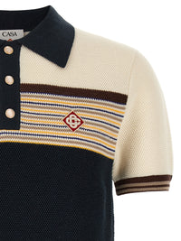 CASABLANCA Casablanca Men 'Café Culture' Polo Shirt