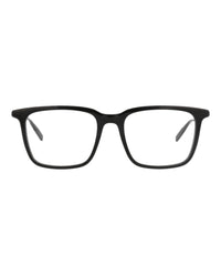Montblanc Montblanc Mens Square/Rectangle Black Black Transparent Fashion Designer Eyewear