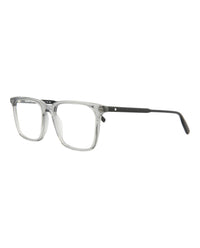 Montblanc Montblanc Mens Square/Rectangle Grey Black Transparent Fashion Designer Eyewear