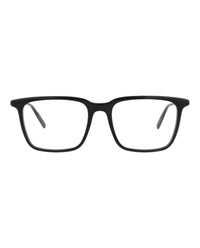 Montblanc Montblanc Mens Square/Rectangle Black Black Transparent Fashion Designer Eyewear