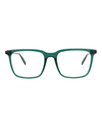 Montblanc Mens Square/Rectangle Green Green Transparent Fashion Designer Eyewear
