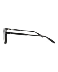 Montblanc Montblanc Mens Square/Rectangle Black Black Transparent Fashion Designer Eyewear