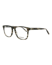 Montblanc Mens Square/Rectangle Grey Grey Transparent Fashion Designer Eyewear