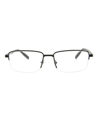 Montblanc Montblanc Mens Square/Rectangle Shiny Silver Fashion Designer Eyewear