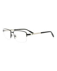Montblanc Montblanc Mens Square/Rectangle Shiny Silver Fashion Designer Eyewear