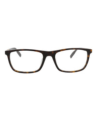 Montblanc Mens Square/Rectangle Havana Gold Transparent Fashion Designer Eyewear Havana Gold Transparent