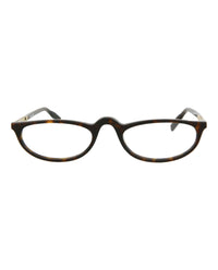 Montblanc Mens Square/Rectangle Havana Gold Transparent Fashion Designer Eyewear