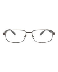 Montblanc Mens Square/Rectangle Ruthenium Black Transparent Fashion Designer Eyewear