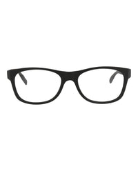 Montblanc Mens Square/Rectangle Black Black Transparent Fashion Designer Eyewear Black Black Transparent