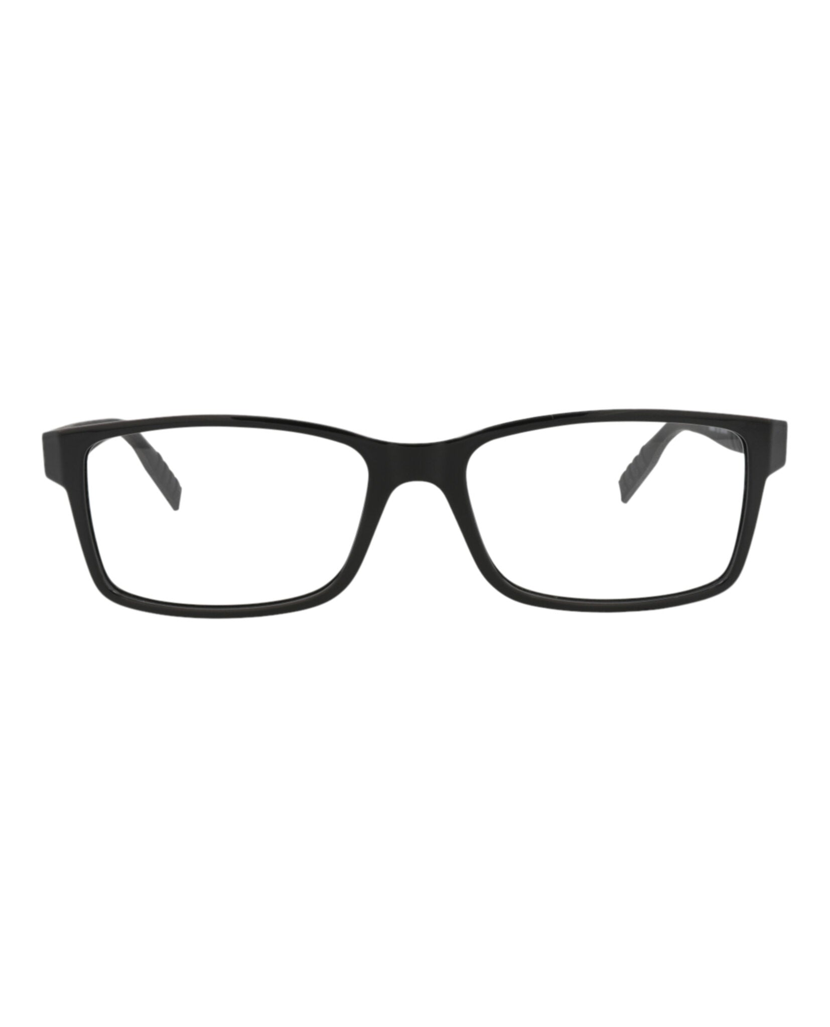Montblanc Montblanc Mens Square/Rectangle Black Black Transparent Fashion Designer Eyewear