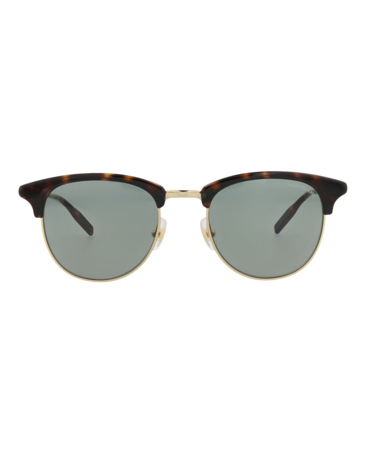 Montblanc Montblanc Mens Round/Oval Havana Havana Green Fashion Designer Eyewear