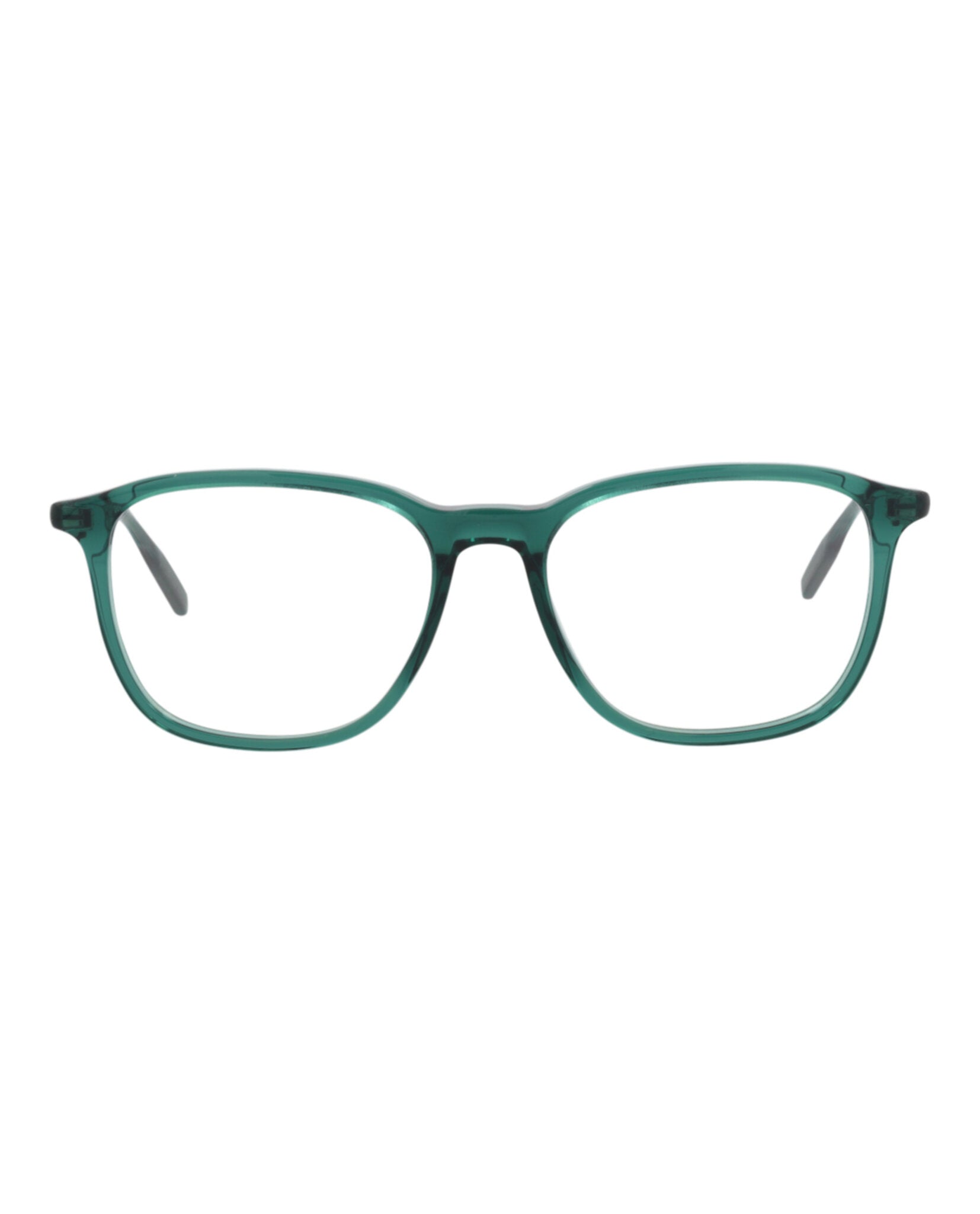 Montblanc Mens Square/Rectangle Green Green Transparent Fashion Designer Eyewear