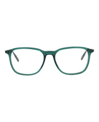 Montblanc Mens Square/Rectangle Green Green Transparent Fashion Designer Eyewear