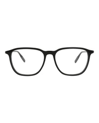Montblanc Mens Square/Rectangle Black Black Transparent Fashion Designer Eyewear