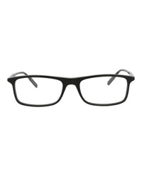 Montblanc Montblanc Mens Square/Rectangle Black Black Transparent Fashion Designer Eyewear