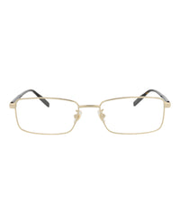 Montblanc Montblanc Mens Square/Rectangle Gold Havana Transparent Fashion Designer Eyewear