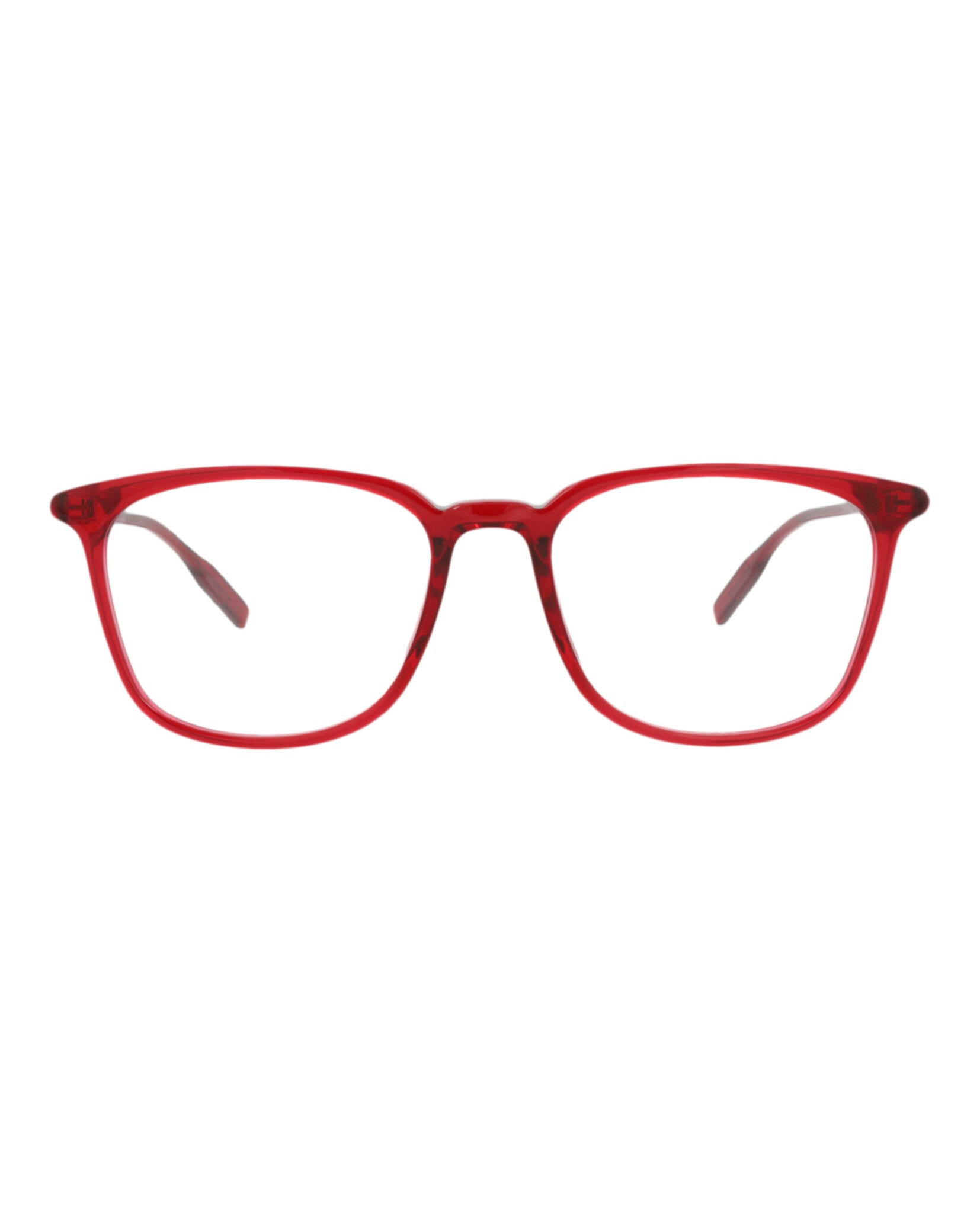 Montblanc Mens Square/Rectangle Burgundy Burgundy Transparent Fashion Designer Eyewear