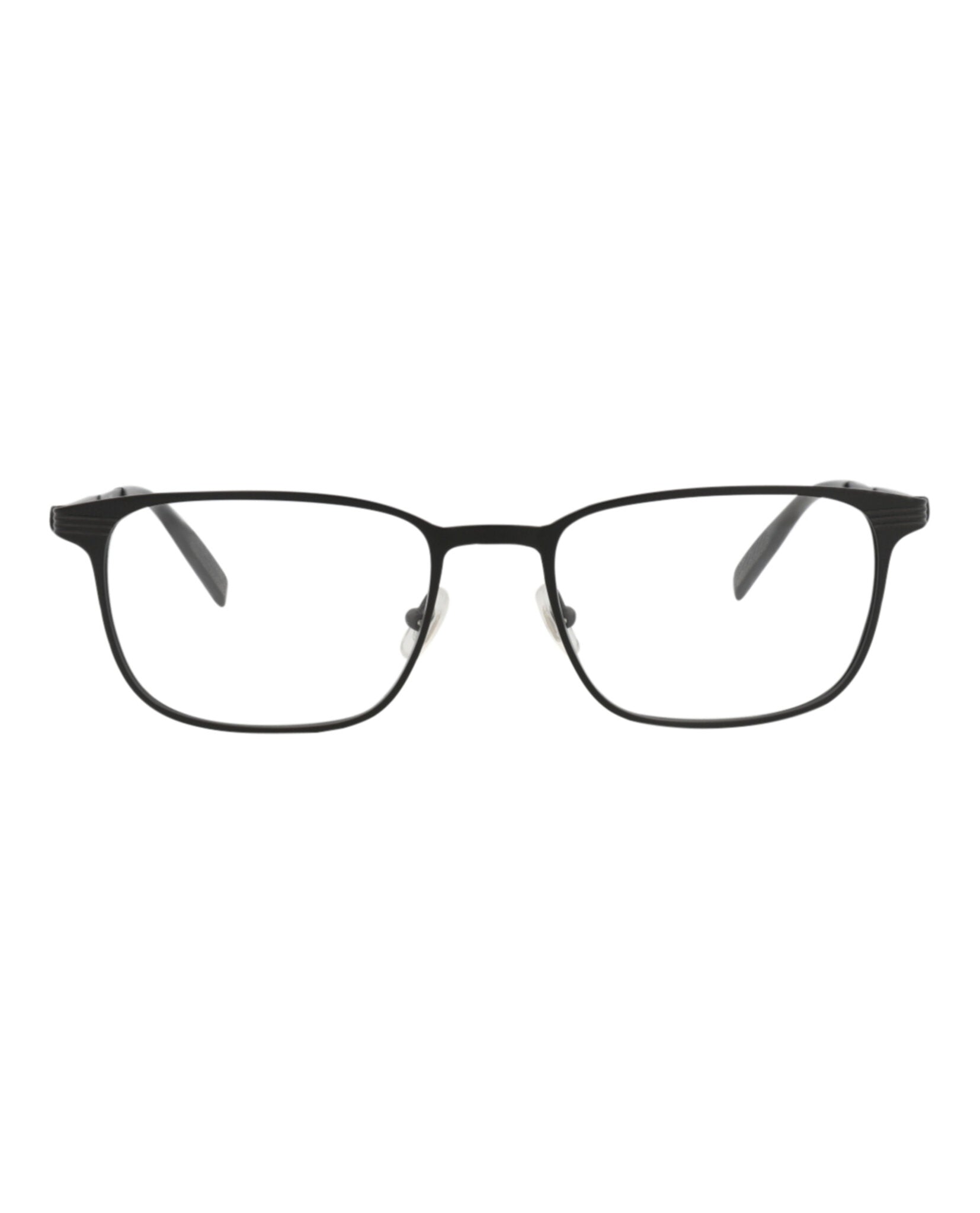 Montblanc Montblanc Mens Square/Rectangle Black Black Transparent Fashion Designer Eyewear