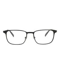 Montblanc Montblanc Mens Square/Rectangle Black Black Transparent Fashion Designer Eyewear