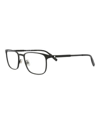 Montblanc Montblanc Mens Square/Rectangle Black Black Transparent Fashion Designer Eyewear