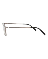Montblanc Montblanc Mens Square/Rectangle Ruthenium Ruthenium Transparent Fashion Designer Eyewear