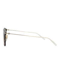 Montblanc Mens Round/Oval Havana Gold Green Fashion Designer Eyewear