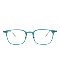 Montblanc Montblanc Mens Square/Rectangle Blue Ruthenium Transparent Fashion Designer Eyewear