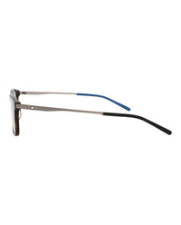 Montblanc Mens Square/Rectangle Havana Ruthenium Transparent Fashion Designer Eyewear