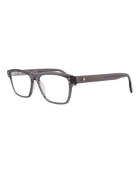 Montblanc Mens Square/Rectangle Grey Grey Transparent Fashion Designer Eyewear