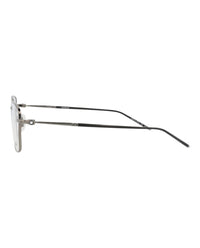 Montblanc Montblanc Mens Square/Rectangle Ruthenium Ruthenium Transparent Fashion Designer Eyewear