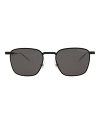 Montblanc Montblanc Mens Square/Rectangle Black Black Grey Fashion Designer Eyewear