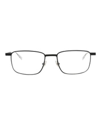 Montblanc Montblanc Mens Square/Rectangle Black Black Transparent Fashion Designer Eyewear