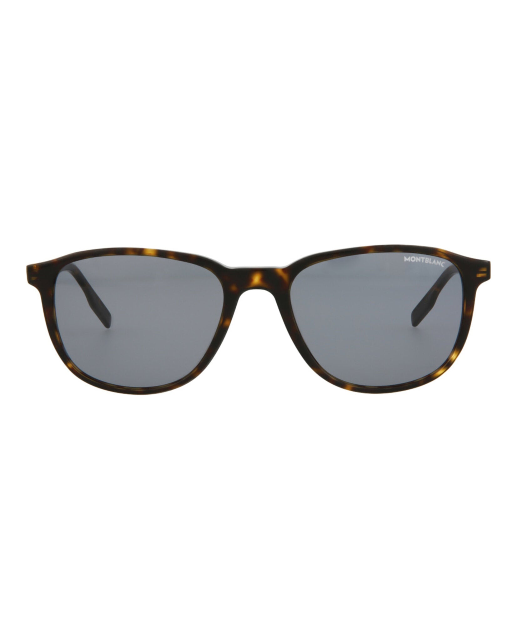 Montblanc Montblanc Mens Square/Rectangle Havana Havana Grey Fashion Designer Eyewear