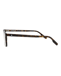 Montblanc Mens Square/Rectangle Havana Havana Transparent Fashion Designer Eyewear