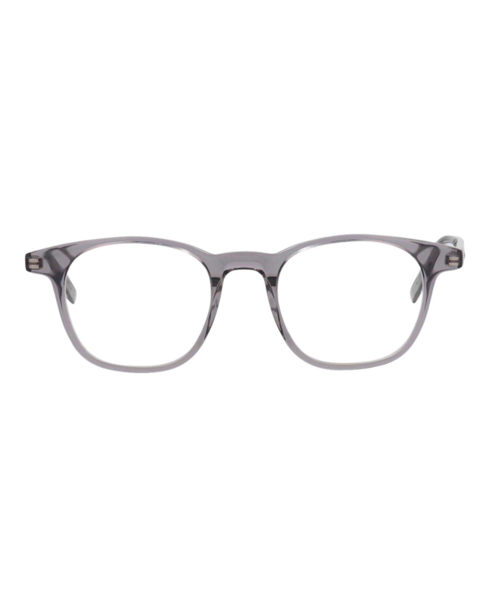 Montblanc Mens Round/Oval Grey Grey Transparent Fashion Designer Eyewear Grey Grey Transparent