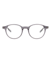 Montblanc Mens Round/Oval Grey Grey Transparent Fashion Designer Eyewear