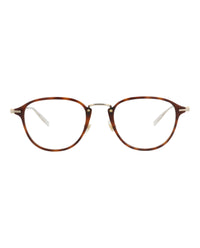 Montblanc Montblanc Mens Round/Oval Havana Gold Transparent Fashion Designer Eyewear
