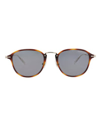 Montblanc Montblanc Mens Round/Oval Havana Silver Grey Fashion Designer Eyewear