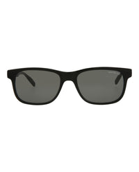 Montblanc Montblanc Mens Square/Rectangle Black Black Grey Fashion Designer Eyewear