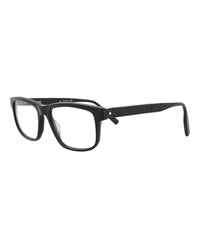 Montblanc Mens Square/Rectangle Black Black Transparent Fashion Designer Eyewear