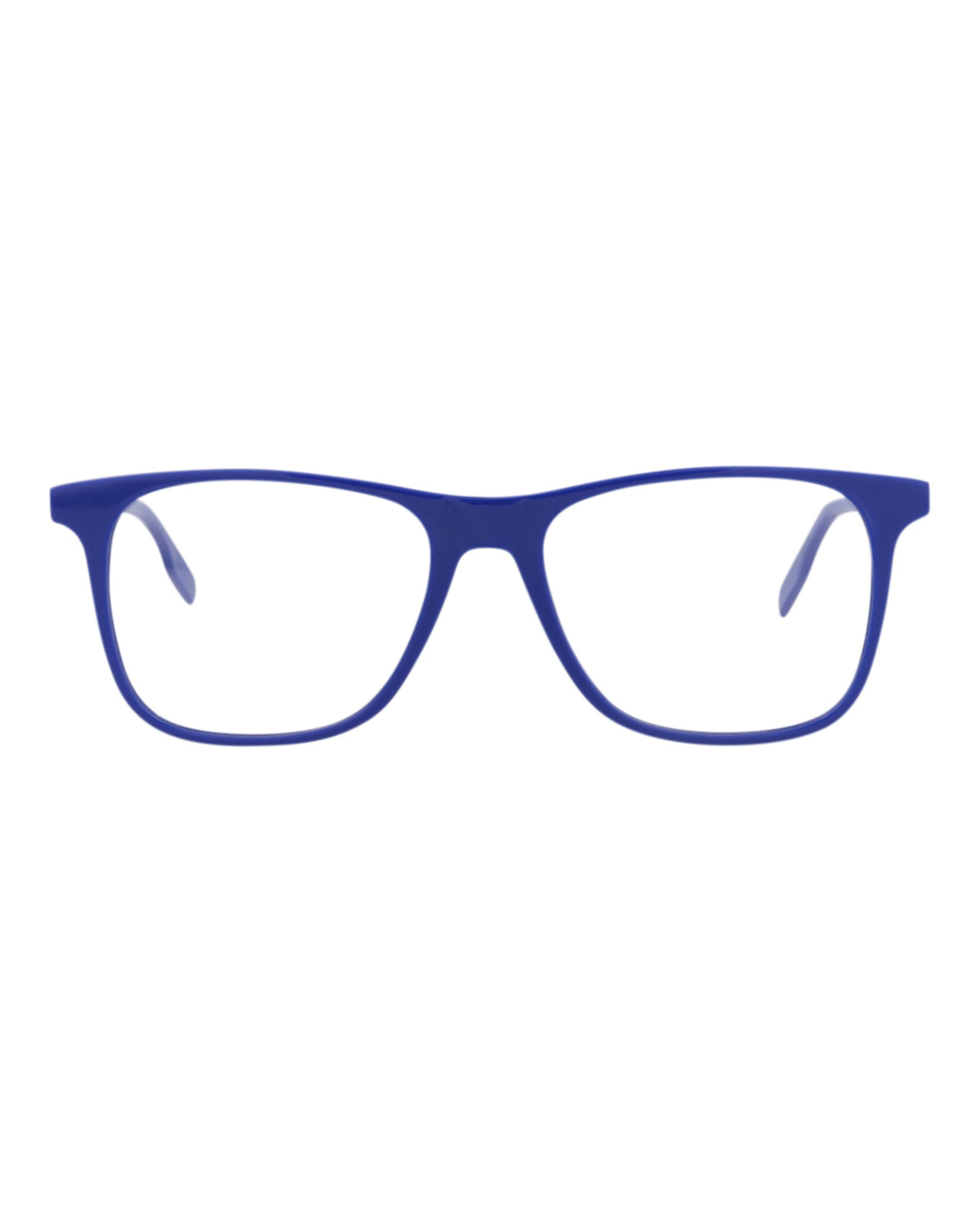 Montblanc Mens Square/Rectangle Blue Blue Transparent Fashion Designer Eyewear